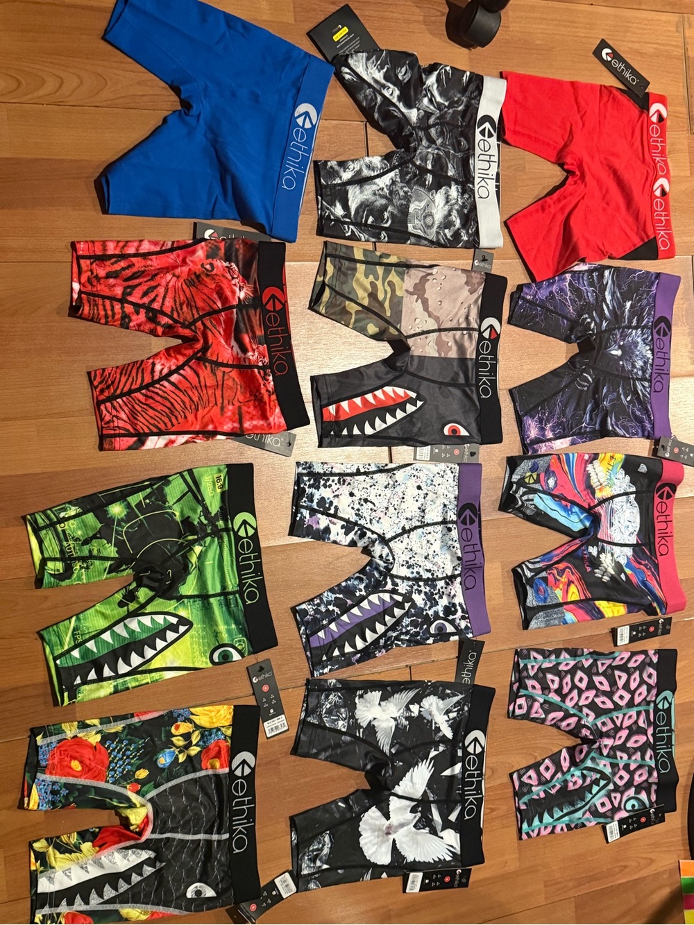 ethika Kids Boxer Briefs Multi-Color Assortment small NWT f1